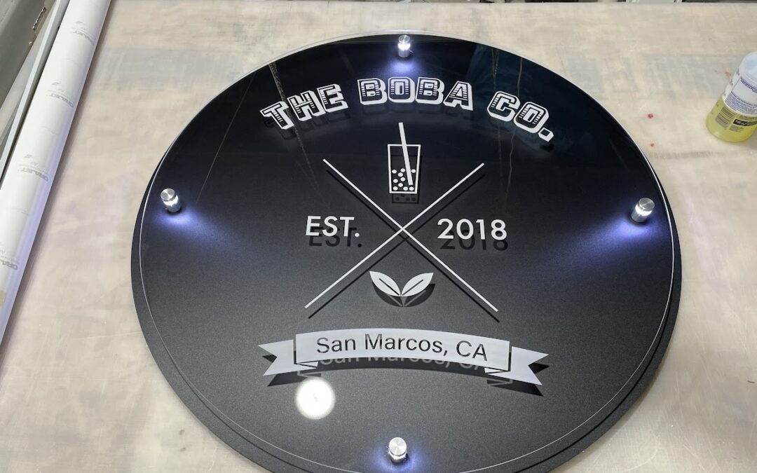 The Boba Co Electric Sign