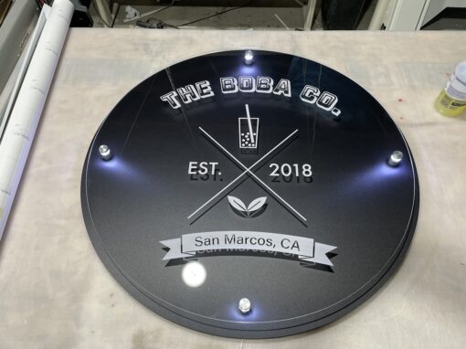 The Boba Co Electric Sign